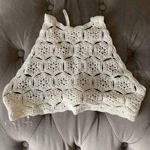 Crochet halter top